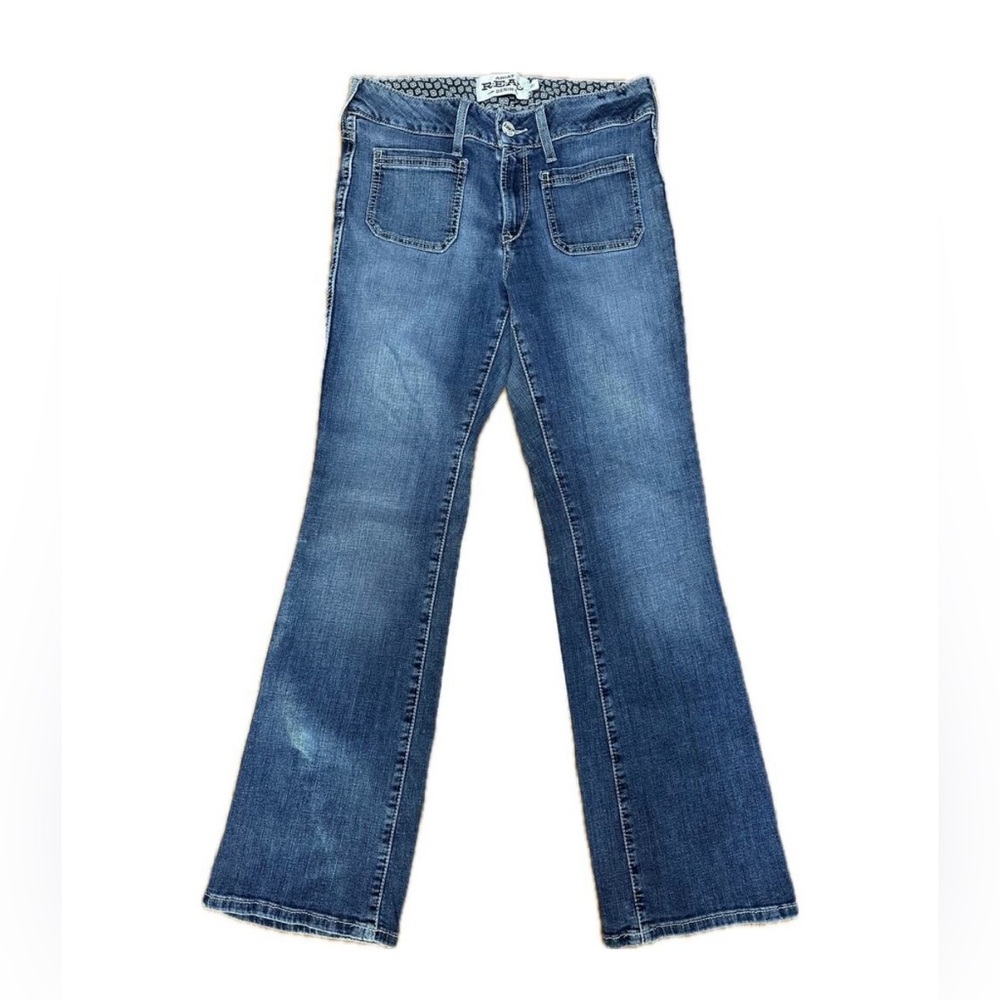 Ariat REAL Denim Bootcut Jeans Women's Size 30S Blue Mid Rise